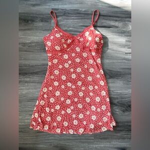 ❤️Beautiful sundress women’s large nwt pink and white flowers